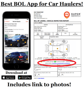 Car Hauler BOL App