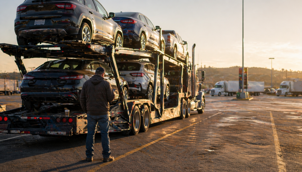 Auto transport carrier capacity trends — fewer carriers handling more dealer shipments