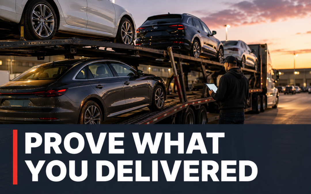 Vehicle Condition Report Template for Auto Transport Carriers